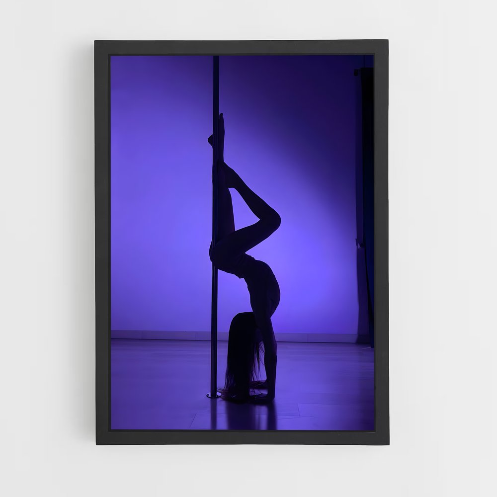 Poster Pole dancing corps – affiche Danse (vue 2)